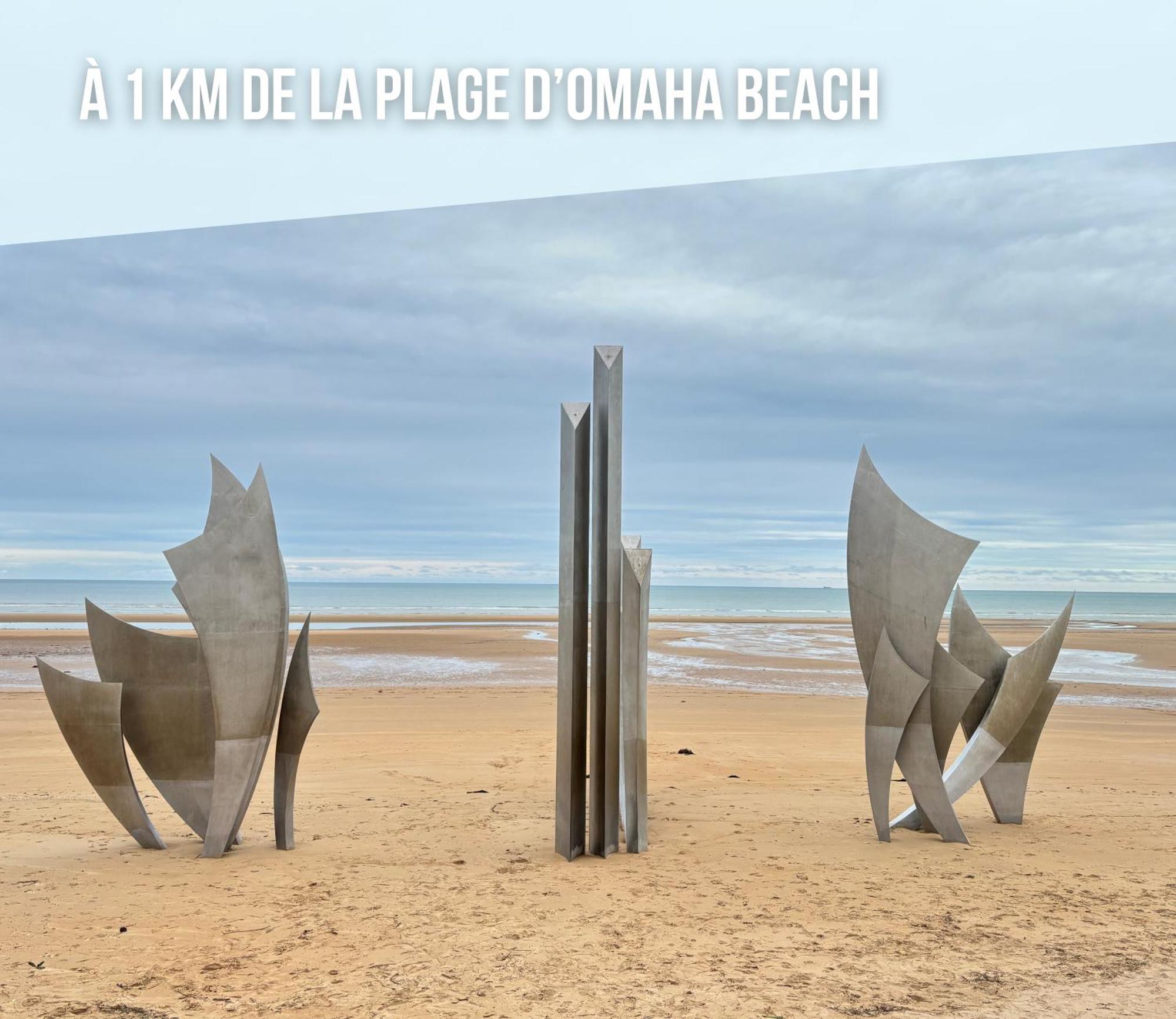 La Brise Marine Maison Renovee Cour Fermee Et Terrasse 800 M Plage Omaha Beach Avec Table De Ping Pong Proche Port En Bessin Vierville-sur-Mer Kültér fotó